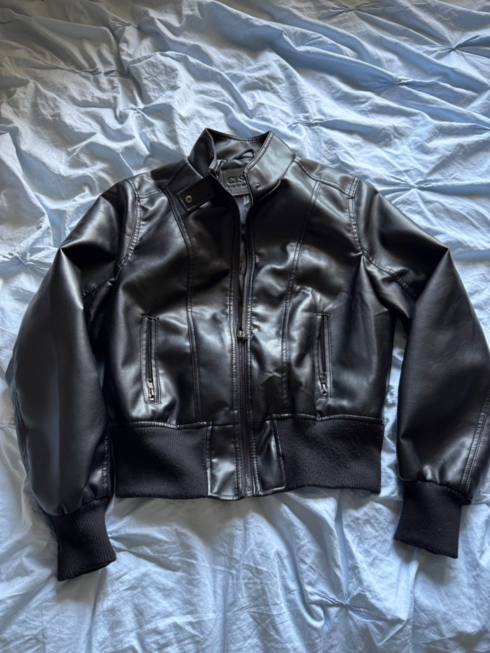 Ci Sono Black Faux Leather Jacket
